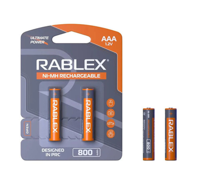 Rablex Акумулятор Rablex AAA (R03) 800mAh 2 шт.