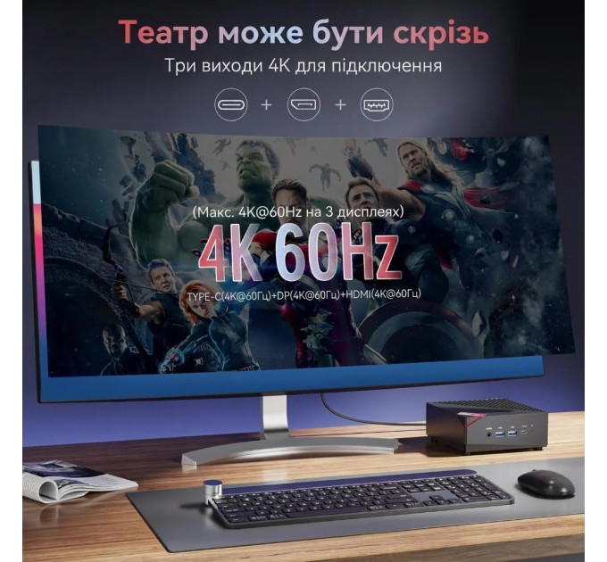 NiPoGi Неттоп NiPoGi AM06 Pro (794969091659)