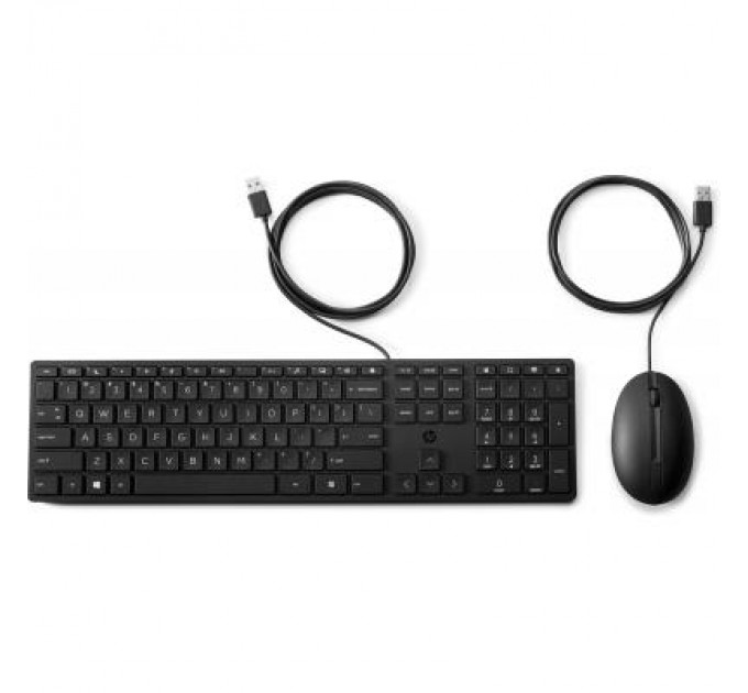 HP Комплект HP Wired Desktop 320MK USB Black (9SR36AA)