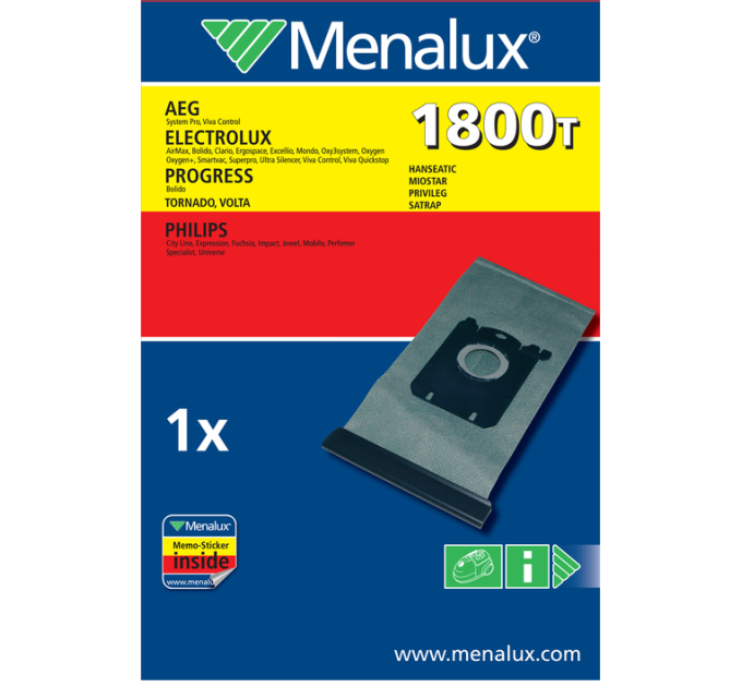 Electrolux Мішки для пилососу Electrolux 1800T
