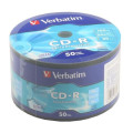 Verbatim Диск Verbatim CD-R 700Mb 52x Wrap 50 pcs (43787)