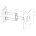 X-Digital Кронштейн настінний X-Digital STEEL SA245 Black