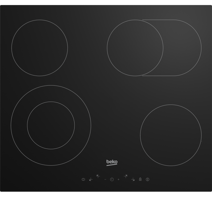 Beko Електрична варильна поверхня Beko HIC 64403 T