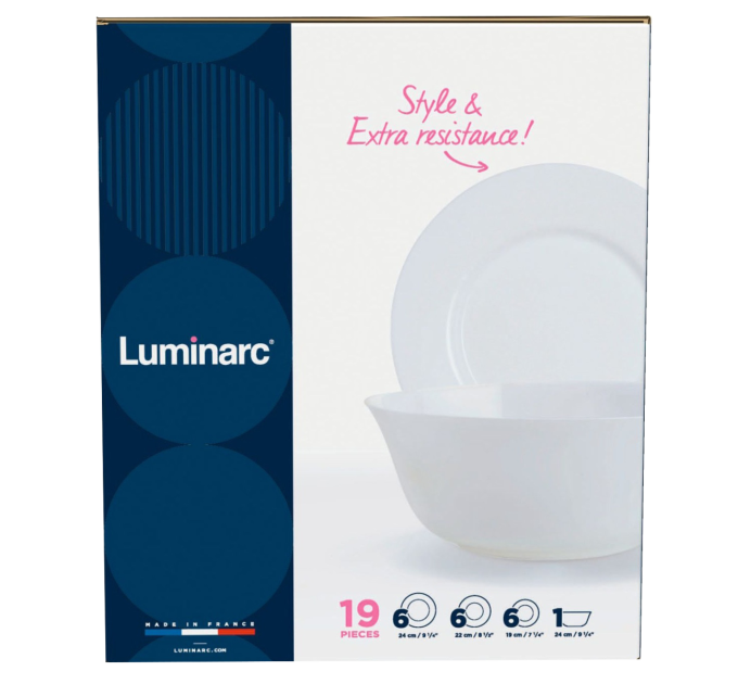 Luminarc Сервіз столовий LUMINARC EVERYDAY, 19 предметів