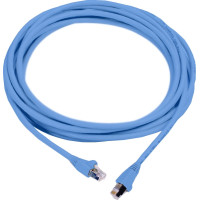 Патч-корд Molex PC RJ45 568B FTP Stranded 5e LS0H 1m Blue