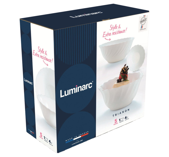 Luminarc Набір салатників Luminarc Trianon, 5 предметів