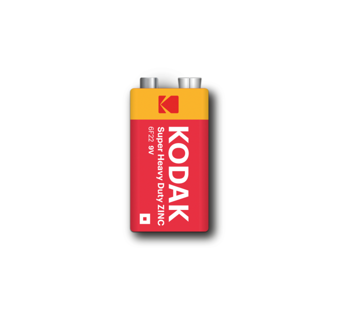Kodak Батарейка KODAK EXTRA HEAVY DUTY 6F22 1 шт. коробка