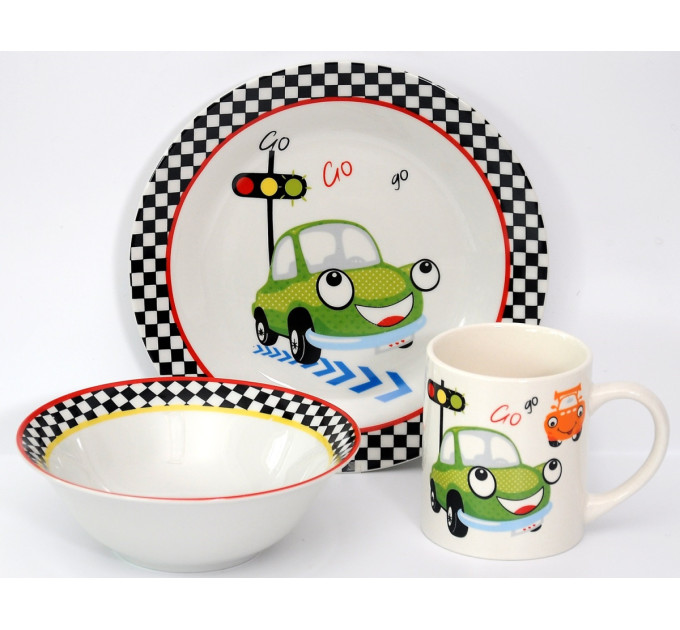 Limited Edition Дитячий набір LIMITED EDITION FUNNY CAR, 3 предмета