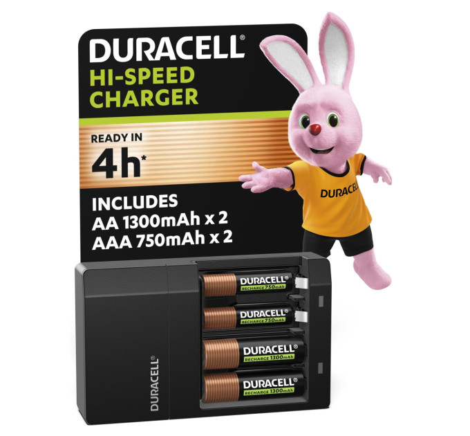 Duracell Зарядний пристрій Duracell CEF14 + 2AA1300 + 2AAА750