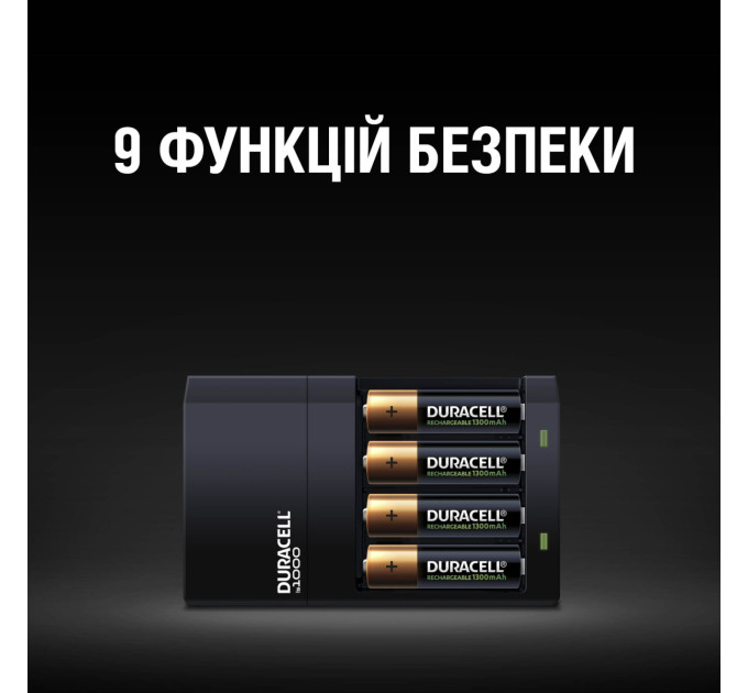 Duracell Зарядний пристрій Duracell CEF14 + 2AA1300 + 2AAА750