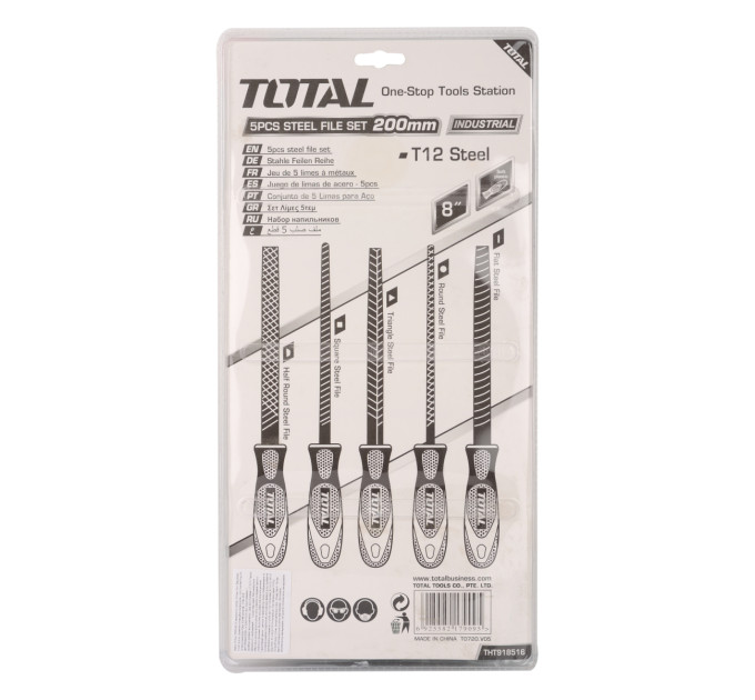 Total Набір напилків TOTAL THT918516 200мм, 5шт