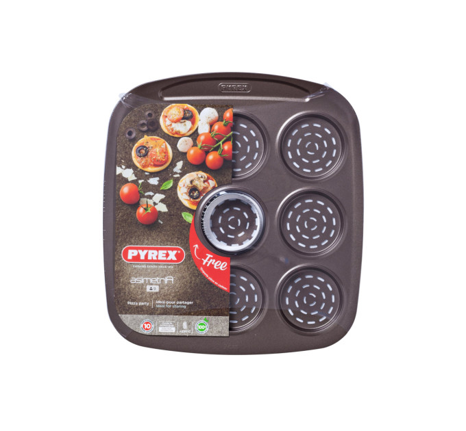 Pyrex Форма PYREX ASIMETRIA, 9 шт. 6.5 см.