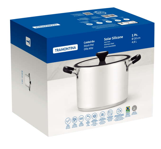 Tramontina Каструля Tramontina Solar silicone (4.5 л) 20 см