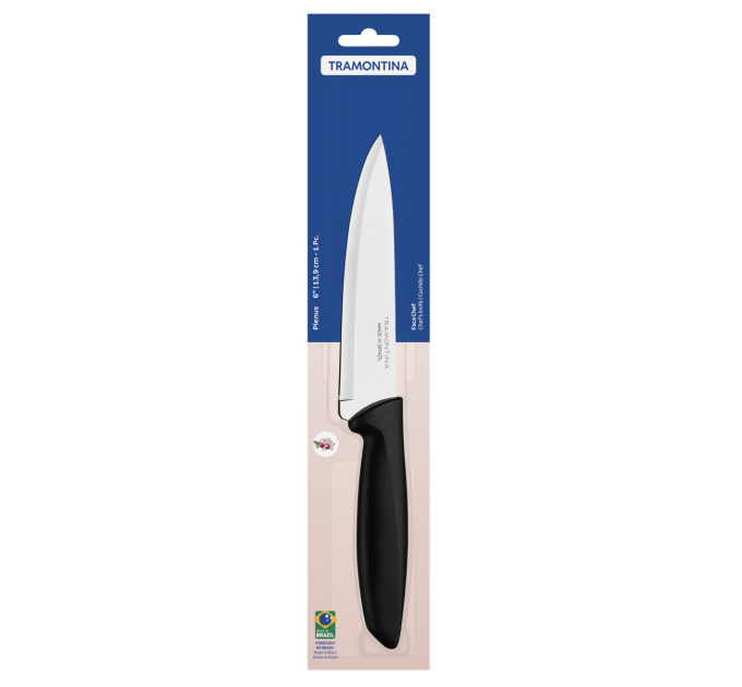 Tramontina Ніж Chef Tramontina Plenus black, 152 мм