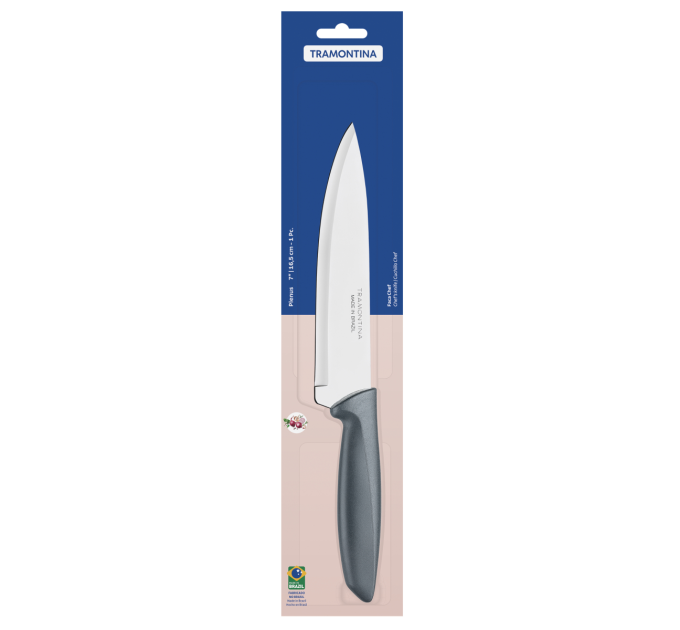 Tramontina Ніж Chef Tramontina Plenus grey, 178 мм