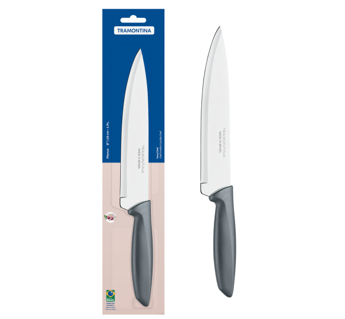 Tramontina Ніж Chef Tramontina Plenus grey, 203 мм