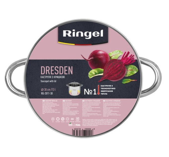Ringel Каструля RINGEL Dresden (13 л) 30 см
