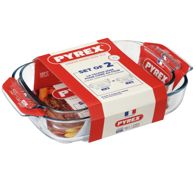 Pyrex Набір форм для запікання PYREX CLASSIC, 2 шт