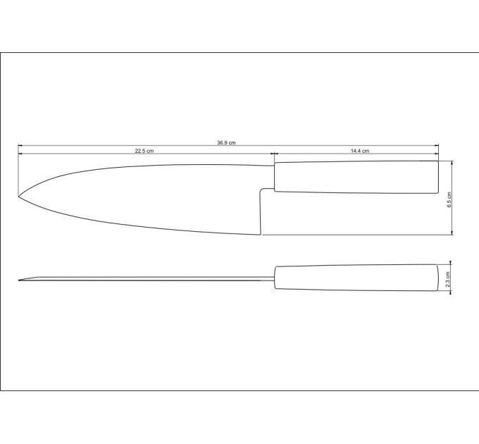 Tramontina Ніж для суші TRAMONTINA SUSHI, 203 мм
