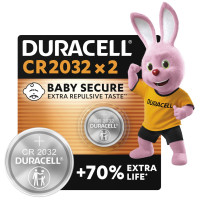 Спеціальна літієва батарейка типу «таблетка» Duracell 2032 3V, (DL2032/CR2032), 2 шт.