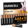 Duracell Лужні батарейки Duracell AAA, 12 шт.
