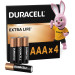 Duracell Лужні батарейки Duracell AAA, 4 шт.