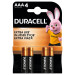 Duracell Лужні батарейки Duracell AAA, 4 шт.