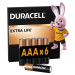Duracell Лужні батарейки Duracell AAA, 6 шт