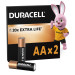 Duracell Лужні батарейки Duracell AA, 2 шт.