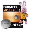 Duracell Спеціалізована лужна батарейка типу «таблетка» Duracell LR44 1,5V, (76A / A76 / V13GA), призначена для використання в іграшках, калькуляторах і вимірювальних пристроях, 2 шт. в упаковці