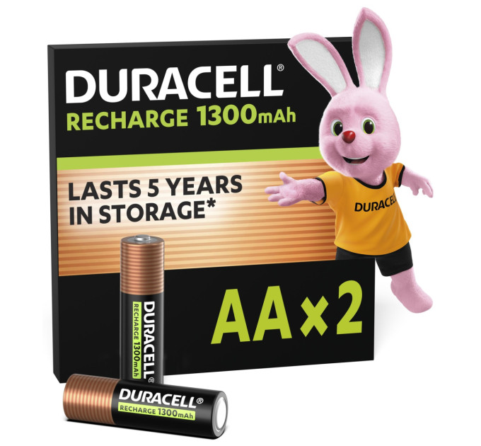 Duracell Акумулятори Duracell AA 1300 mAh, 2 шт.