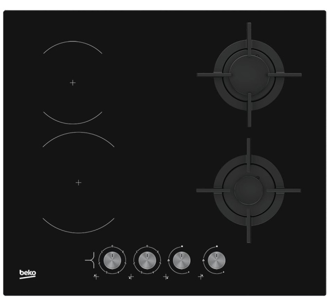Beko Комбінована варильна поверхня Beko HILM 64222 S