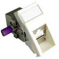 Molex Розеткова вставка Molex Mosaic 22, 5x45 мм, 1xRJ45, 568B, STP