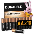 Duracell Лужні батарейки Duracell LR06 MN1500 уп. 1x10 шт.