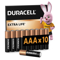 Лужні батарейки Duracell LR03 MN2400 уп. 1х10 шт.