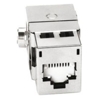 Модуль Molex DataGate+ 1xRJ45(WE8W)/STP360DEG,568A/B,PowerCat5e White