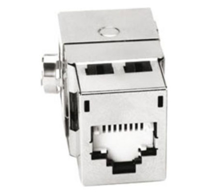 Molex Модуль Molex DataGate+ 1xRJ45(WE8W)/STP360DEG,568A/B,PowerCat5e White