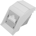 Molex Модульна система Molex Euromod II 50х25/1xRJ45/M1 кутовий/STP PowerCat White