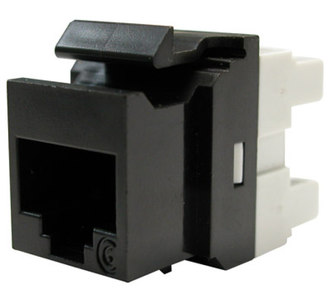 Molex Розетковий модуль Molex 1xRJ45 (WE8W)/UTP/568A/B/PowerCat 6 Black