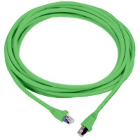 MOLEX F/UTP PowerCat 5e, RJ45, 568A/B, LS0H, 1m, Green