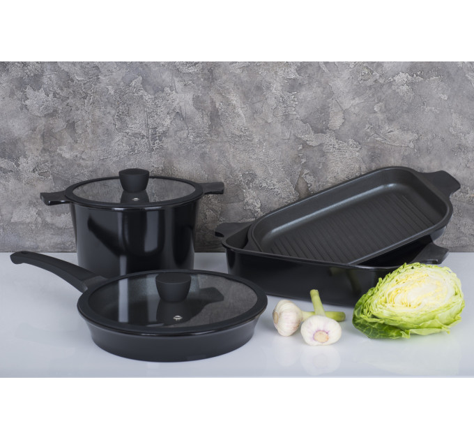Ringel Каструля RINGEL Zitrone Black (5.8 л) 24 см