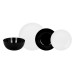 Luminarc Сервіз LUMINARC DIWALI BLACK & WHITE, 19 предметів