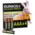 Duracell Акумулятори Duracell Rechargeable AAА 900 mAh, 4 шт.