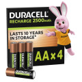 Duracell Акумулятори Duracell Rechargeable AA 2500 mAh, 4 шт.