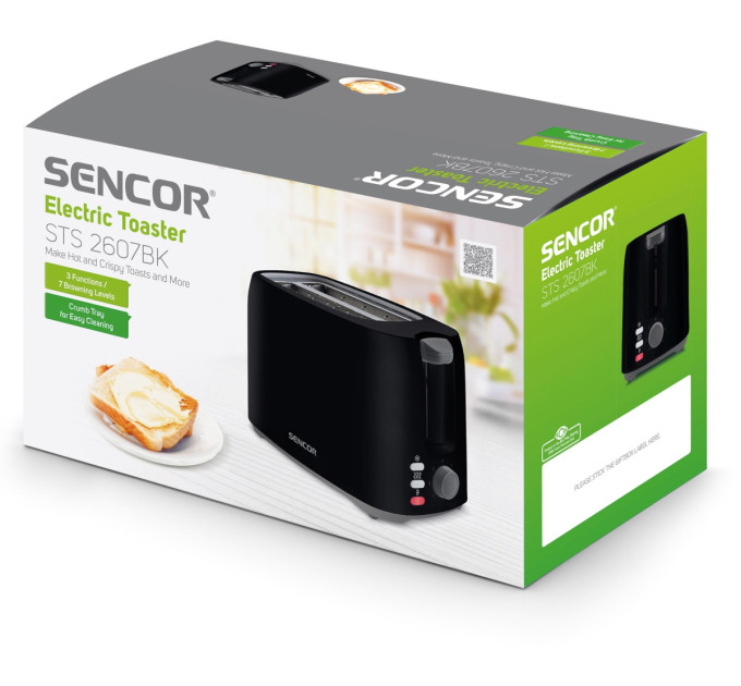 Sencor Тостер Sencor STS 2607BK
