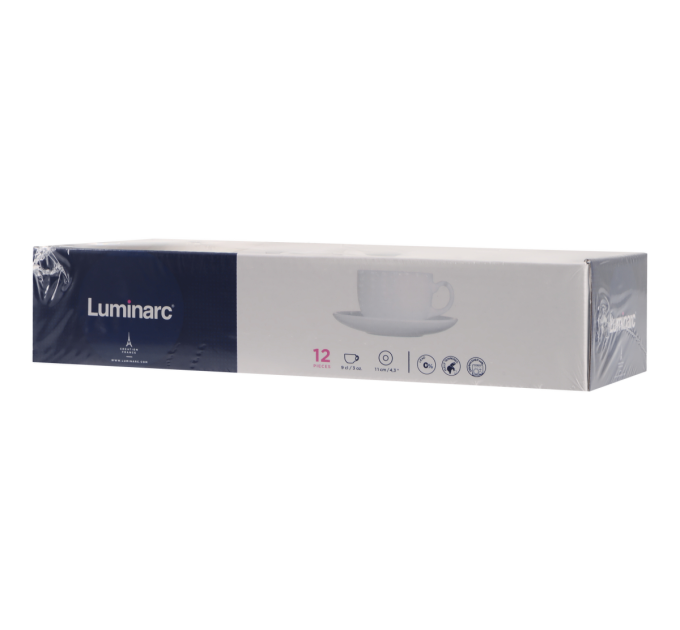 Luminarc Сервіз кавовий LUMINARC ESSENCE WHITE, 12 предметів