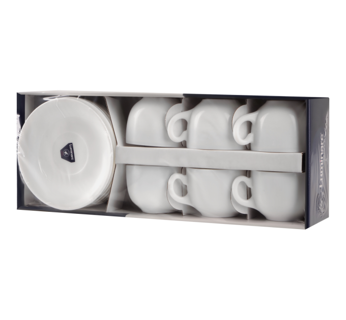 Luminarc Сервіз кавовий LUMINARC ESSENCE WHITE, 12 предметів