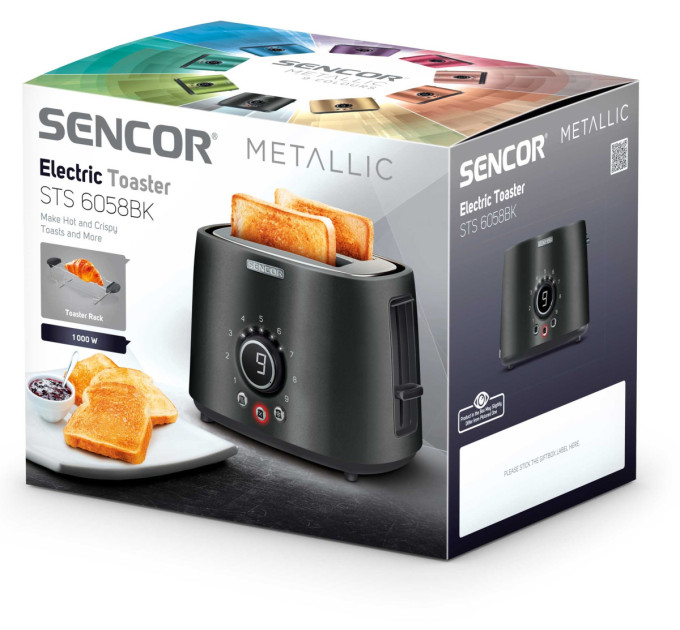 Sencor Тостер Sencor STS 6058 BK