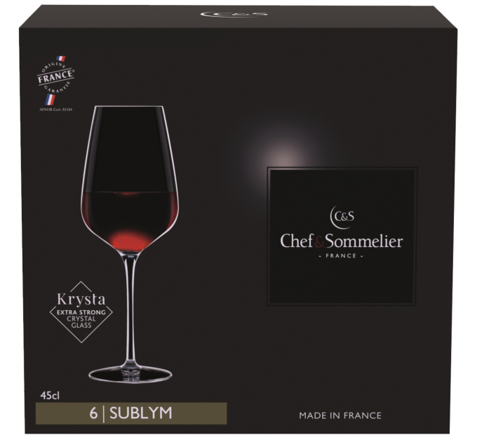 C&S Набір келихів C&S Sublym, 6х450 мл