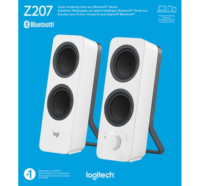 Logitech Акустика Logitech Z207 Bluetooth White (L980-001292)